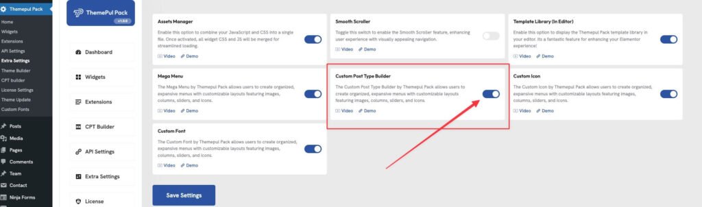 Enable CPT Builder